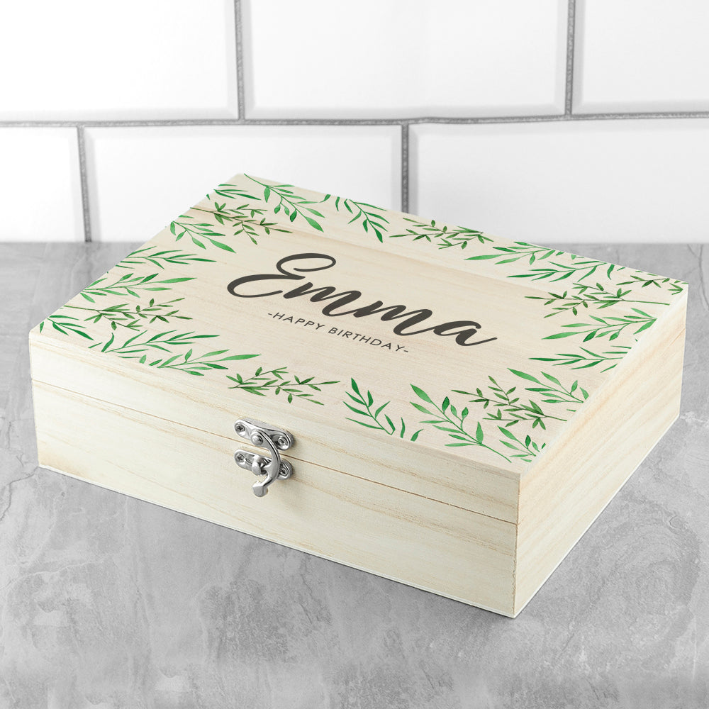 Personalised Positivi-tea Tea Box
