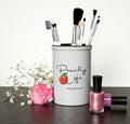 Personalised Peachy Life Brush Holder