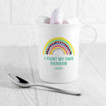 Personalised My Own Rainbow Bone China Mug