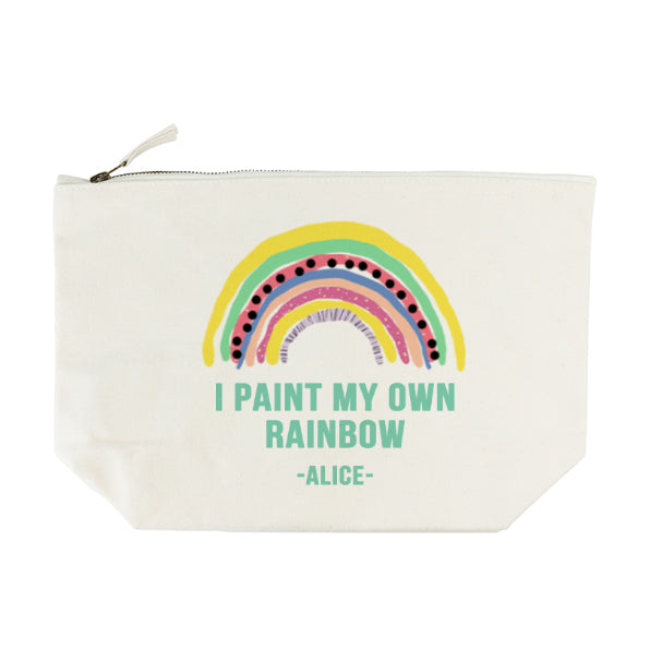 Personalised My Own Rainbow Wash Bag