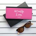 Personalised Actually I Can Handwritten Black Wallet
