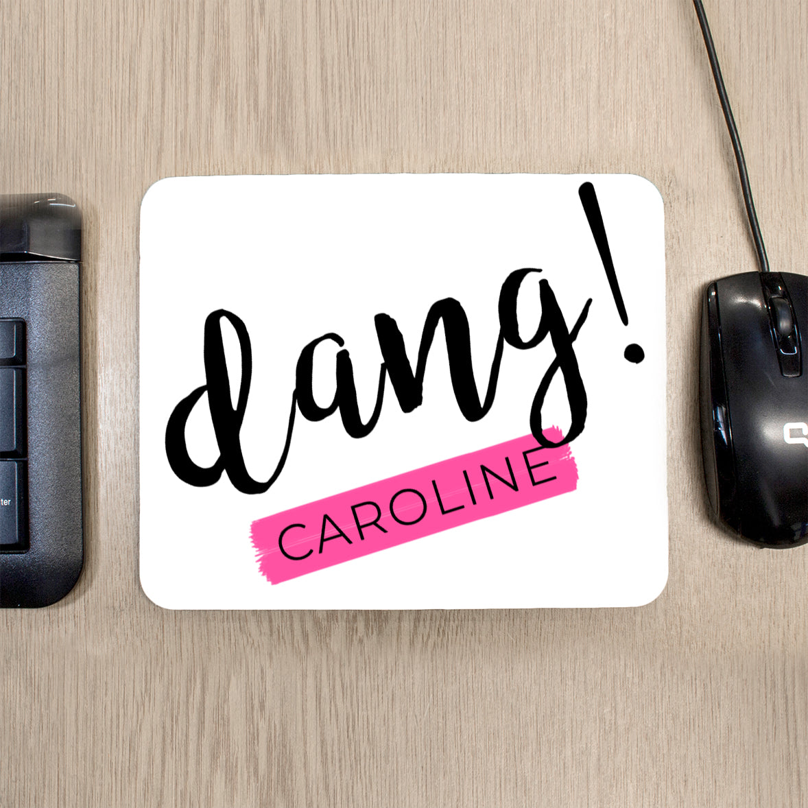 Personalised Dang Mouse Pad