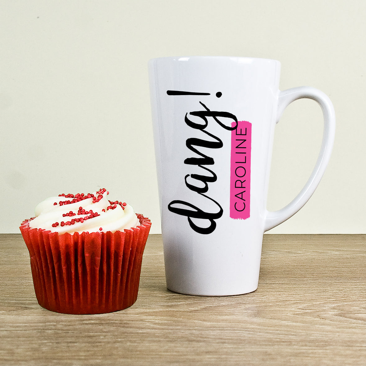 Personalised Dang Latte Mug