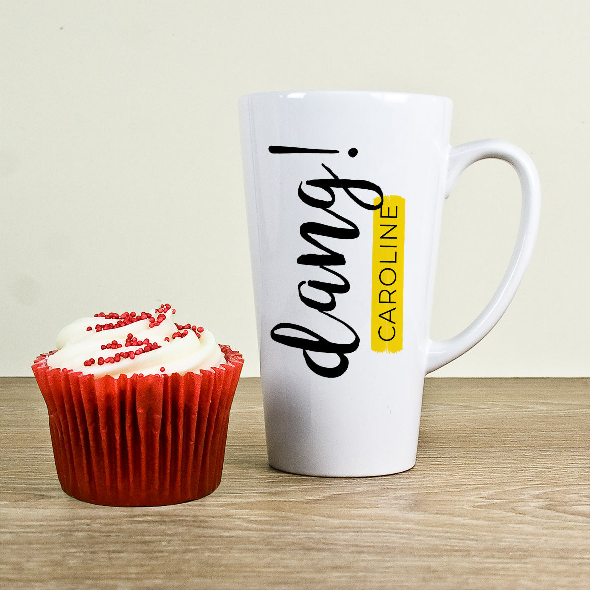 Personalised Dang Latte Mug