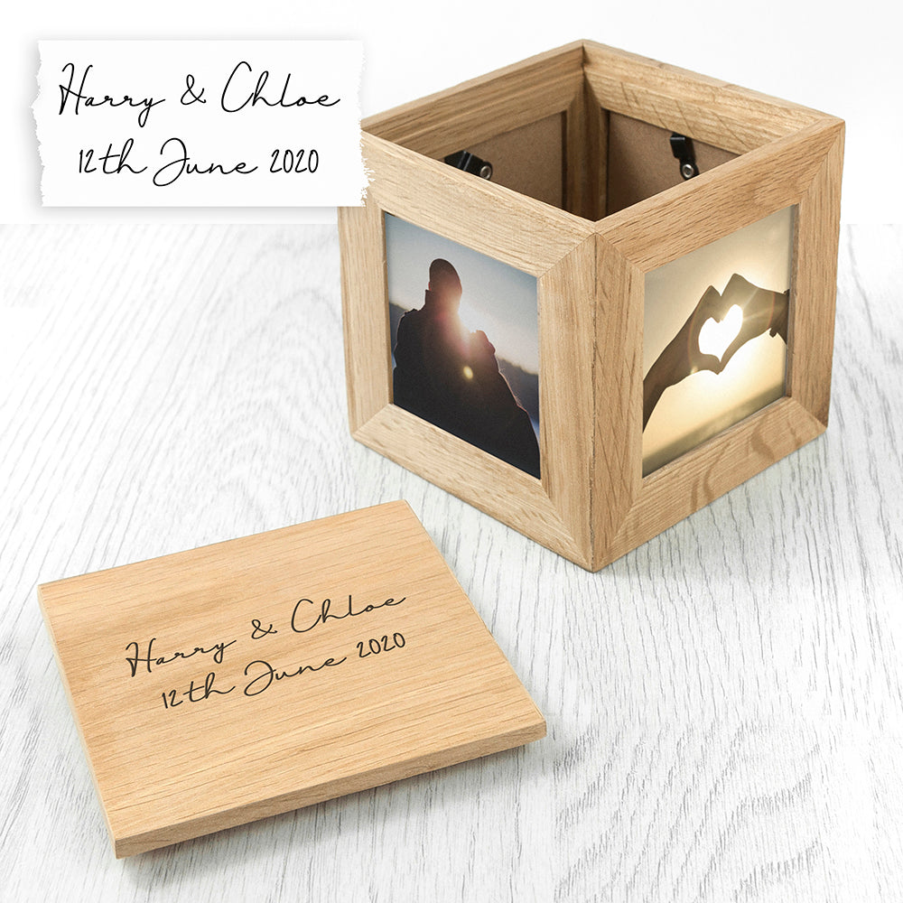 Personalised Handwriting Photo Cube