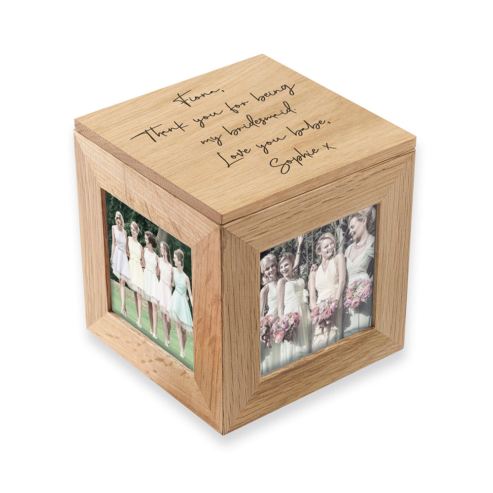 Personalised Handwriting Photo Cube