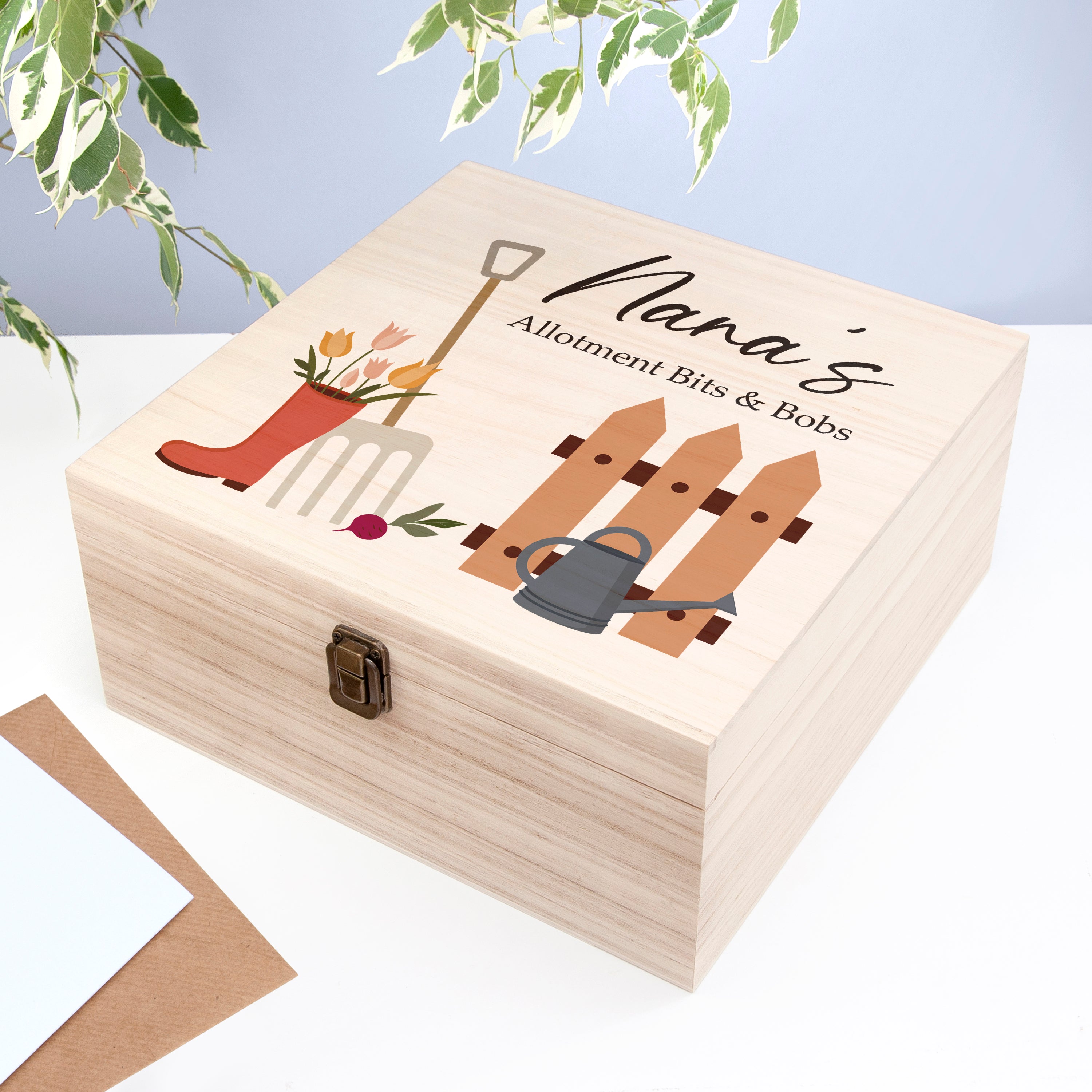 Personalised Personalised Allotment Accessories Box