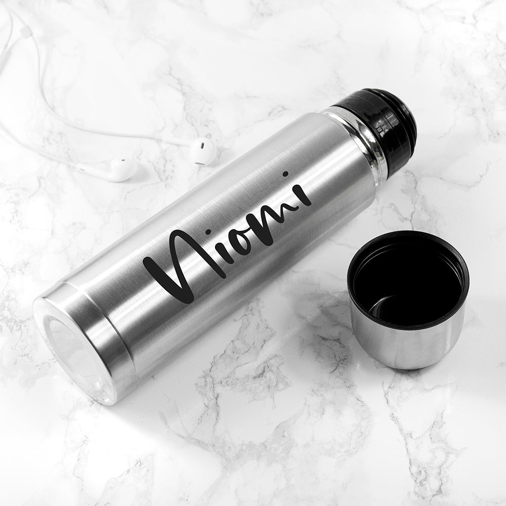 Personalised Stainless Steel Thermos