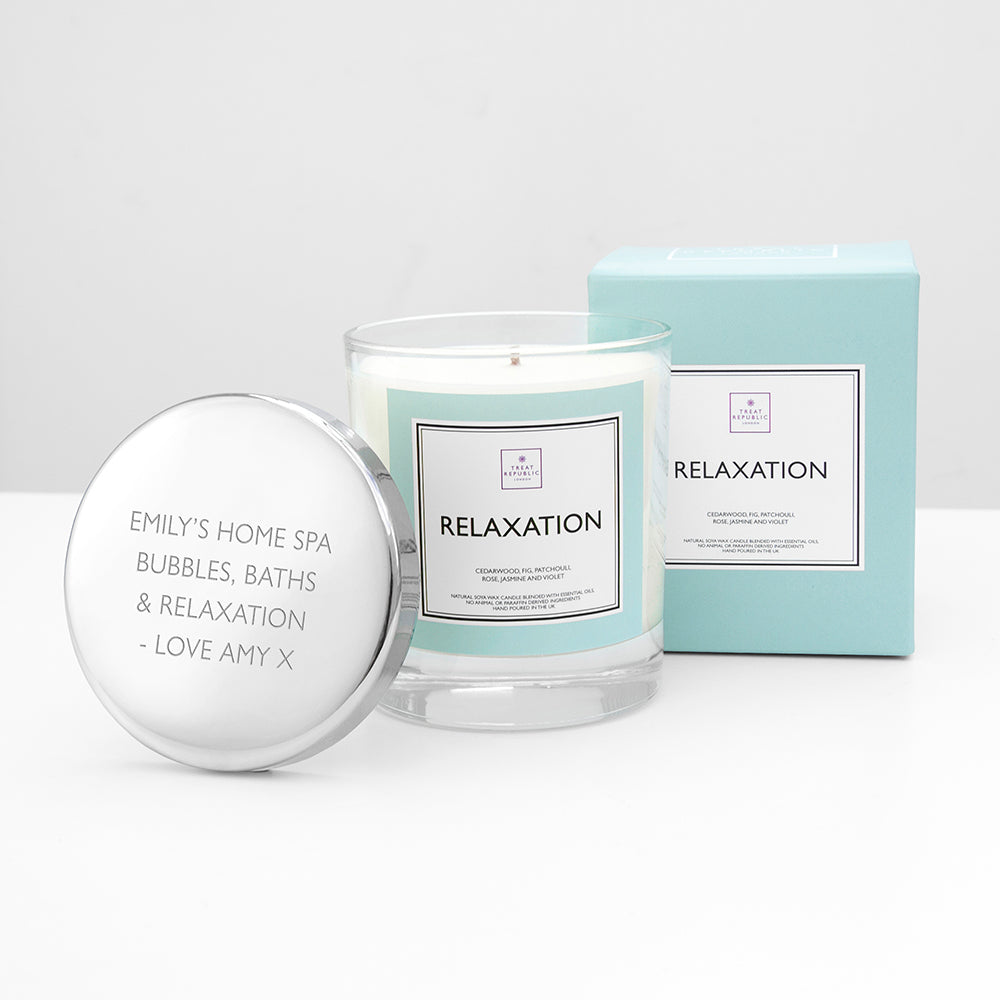 Treat Republic Personalised Relaxation Scented Candle