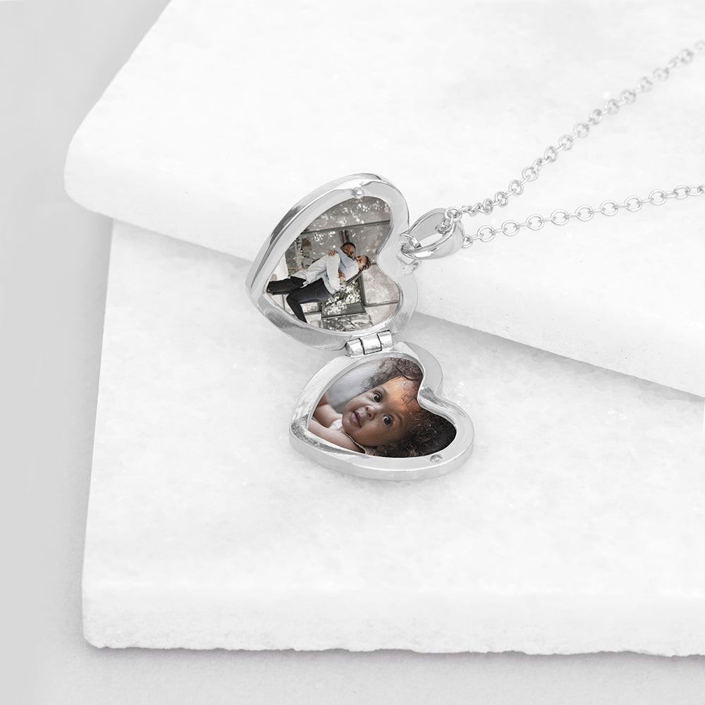 Personalised Heart Photo Locket