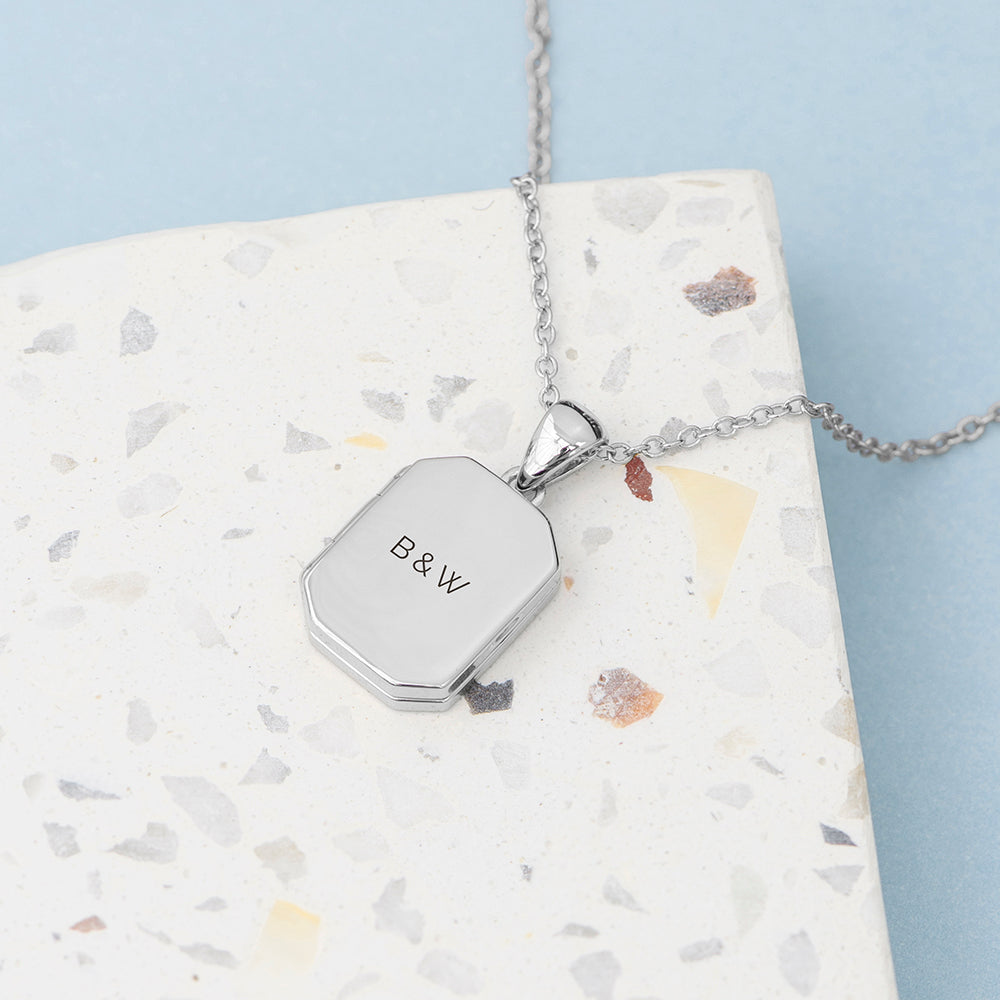 Personalised Rectangular Photo Locket