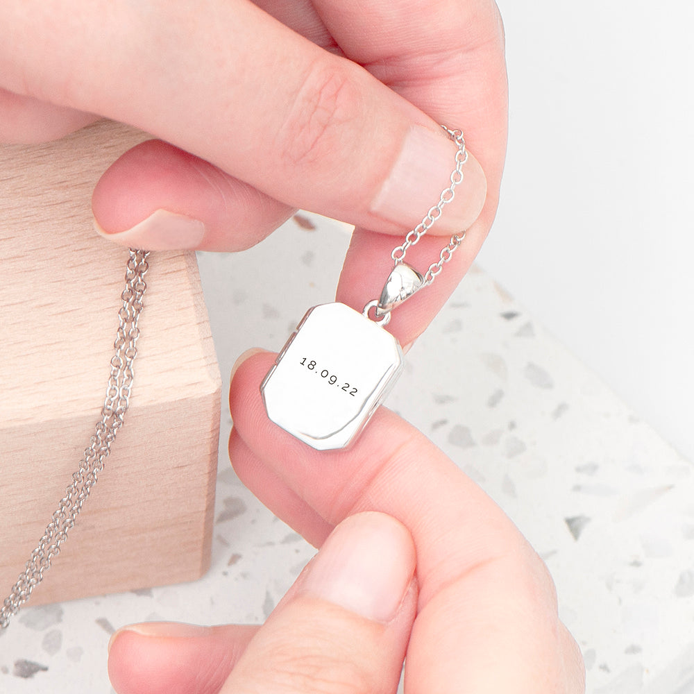 Personalised Rectangular Photo Locket