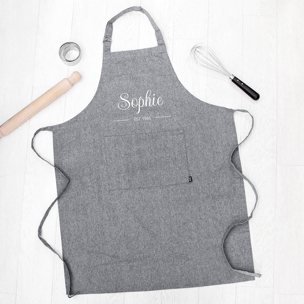 Personalised Personalised Birthday Est. Apron