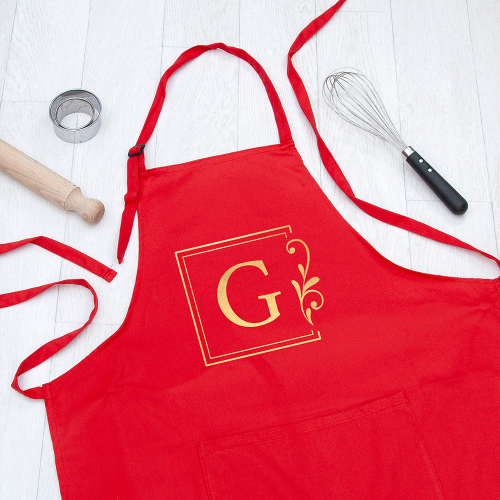 Personalised Personalised Classy Initial Apron