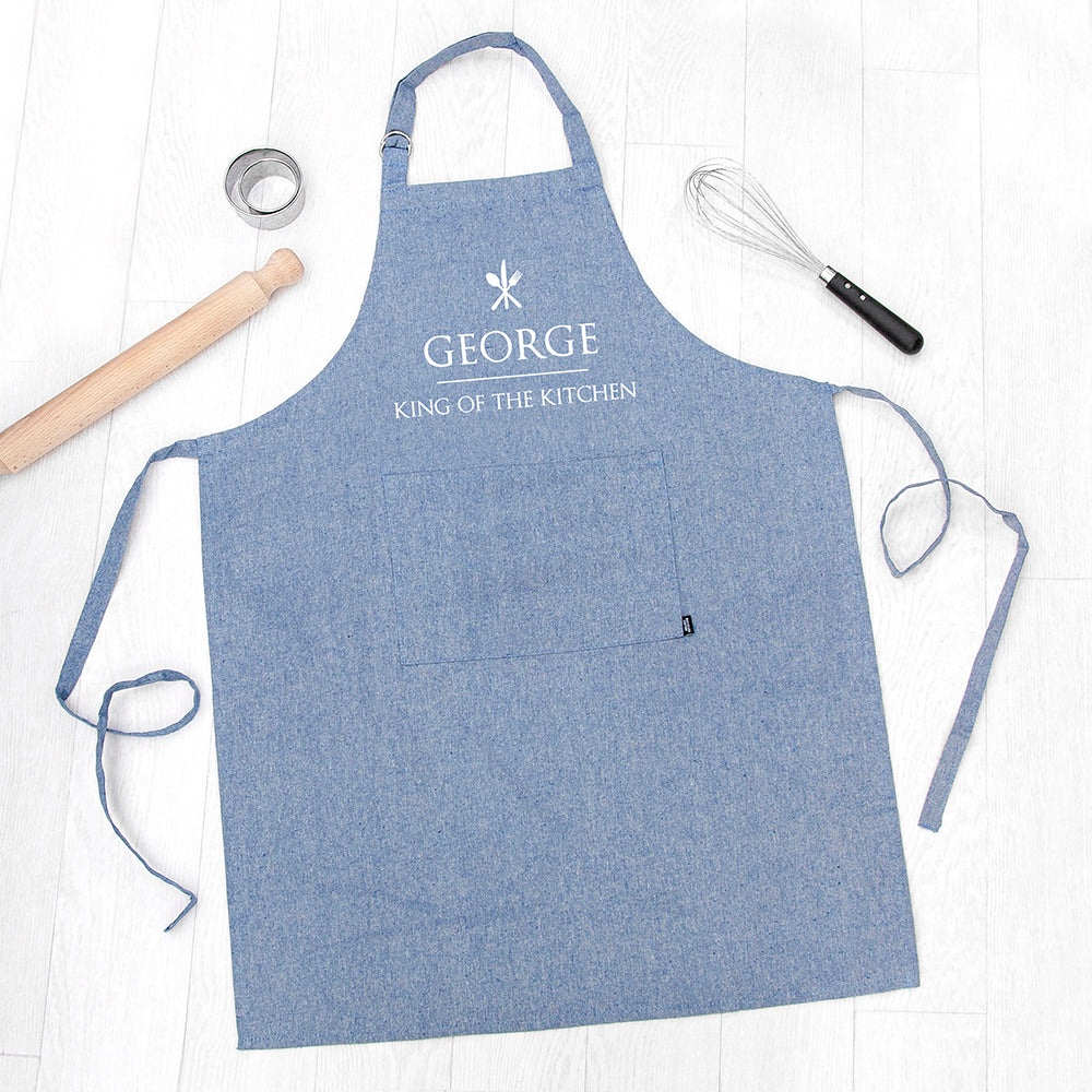 Personalised Personalised King of the Kitchen Apron