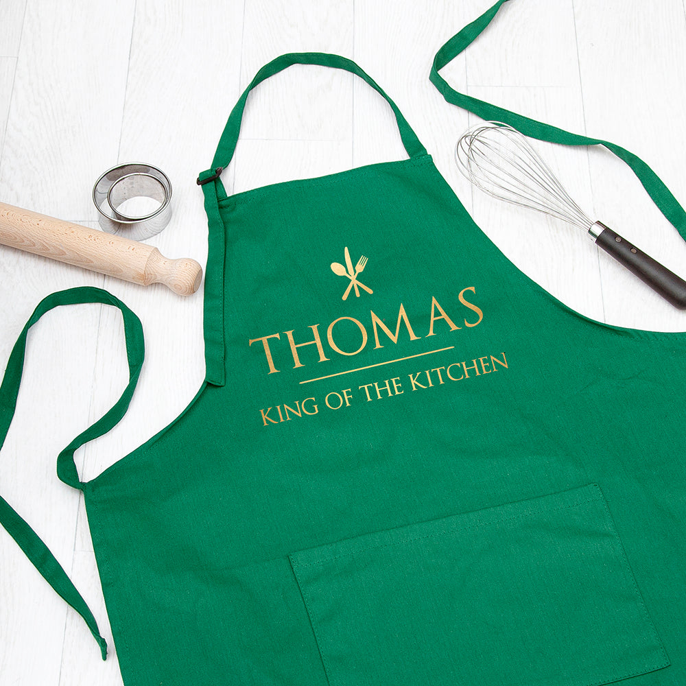 Personalised Personalised King of the Kitchen Apron