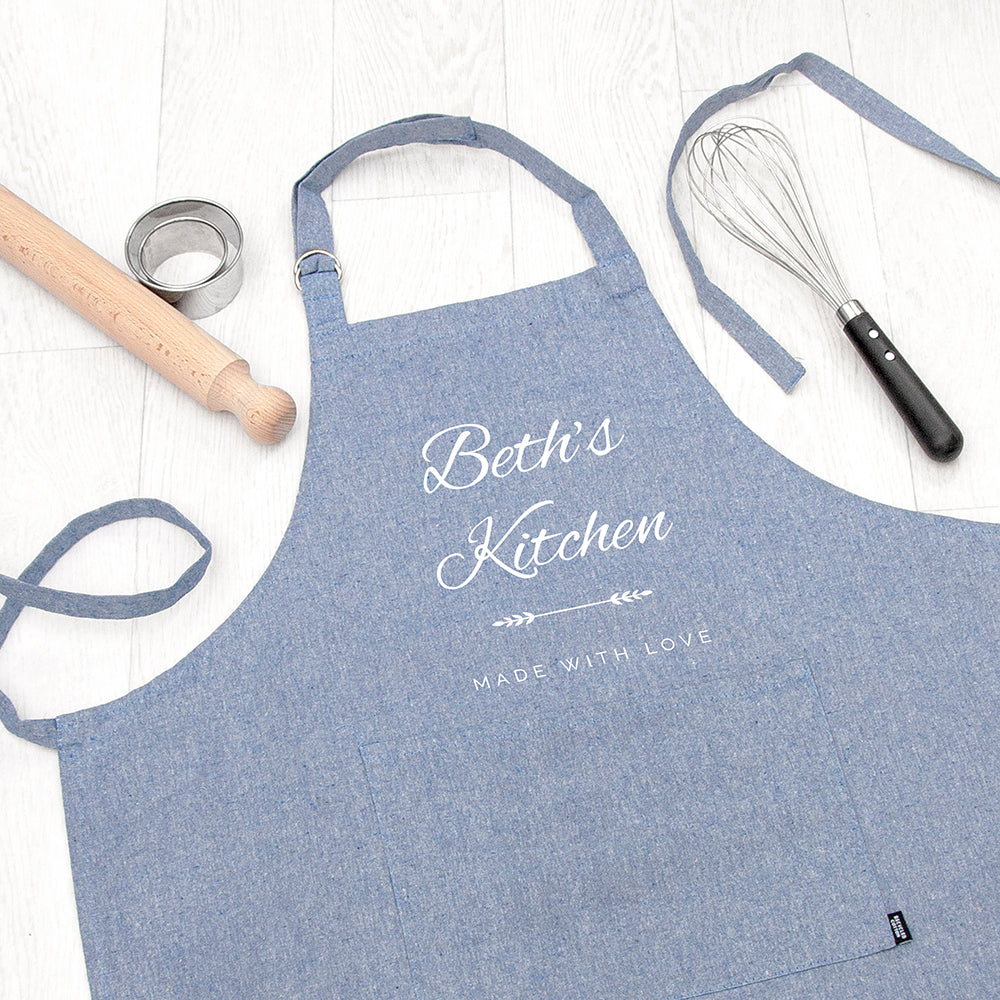 Personalised Personalised Made with Love Apron