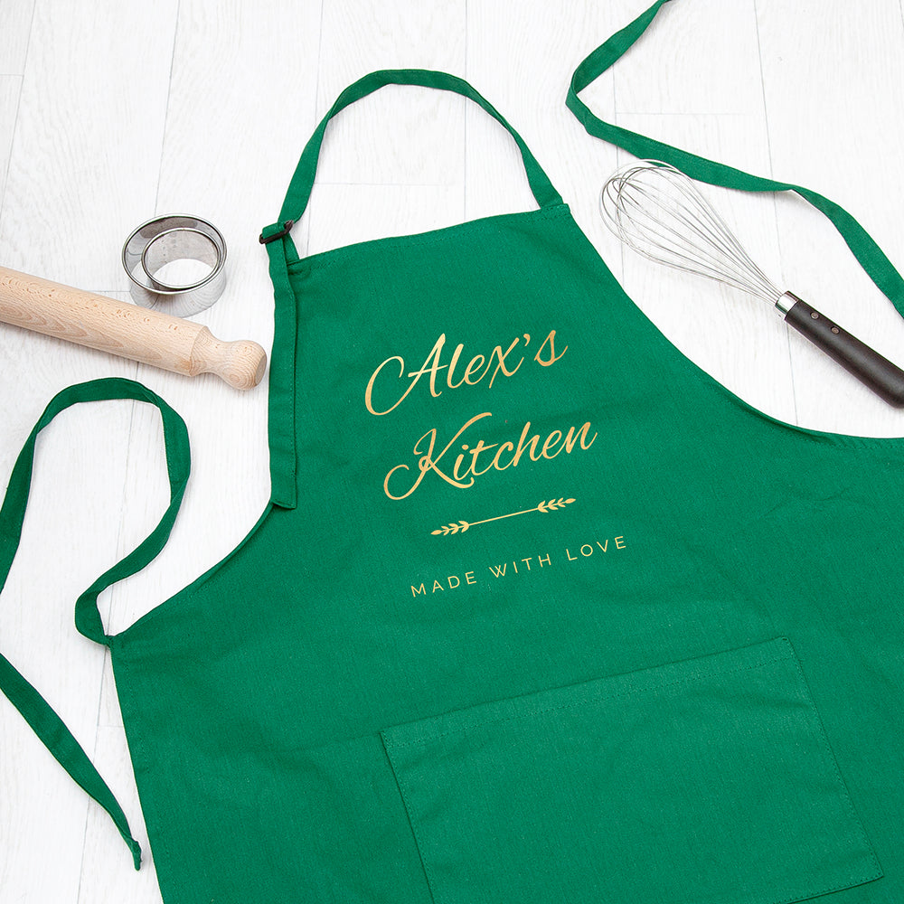 Personalised Personalised Made with Love Apron