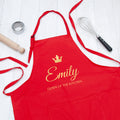 Personalised Personalised Contemporary Queen of the Kitchen Apron