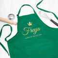 Personalised Personalised Contemporary Queen of the Kitchen Apron