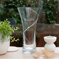 Personalised Personalised Hollow Sided Vase with Swarovski Crystals