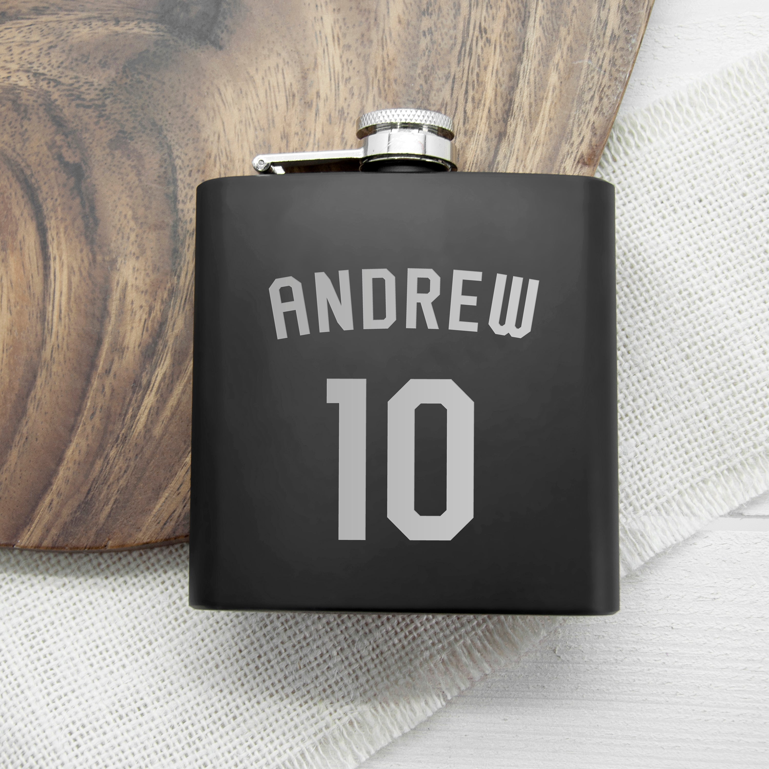 Personalised Football Shirt Hip Flask