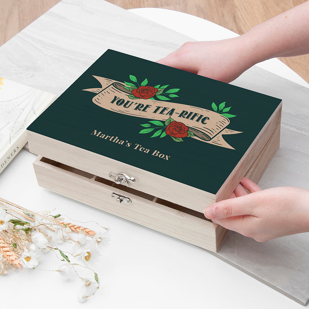 Personalised Tea-Rific Tea Box