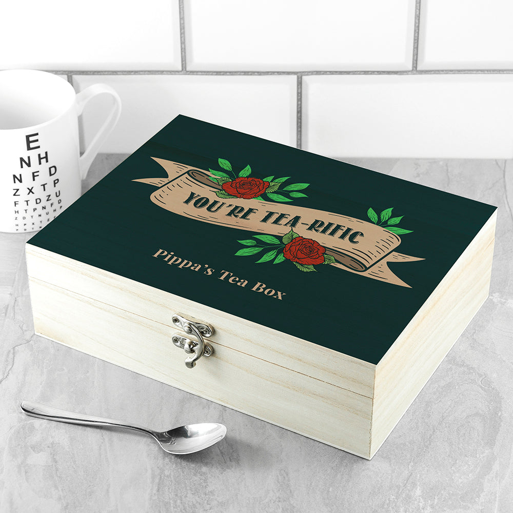 Personalised Tea-Rific Tea Box
