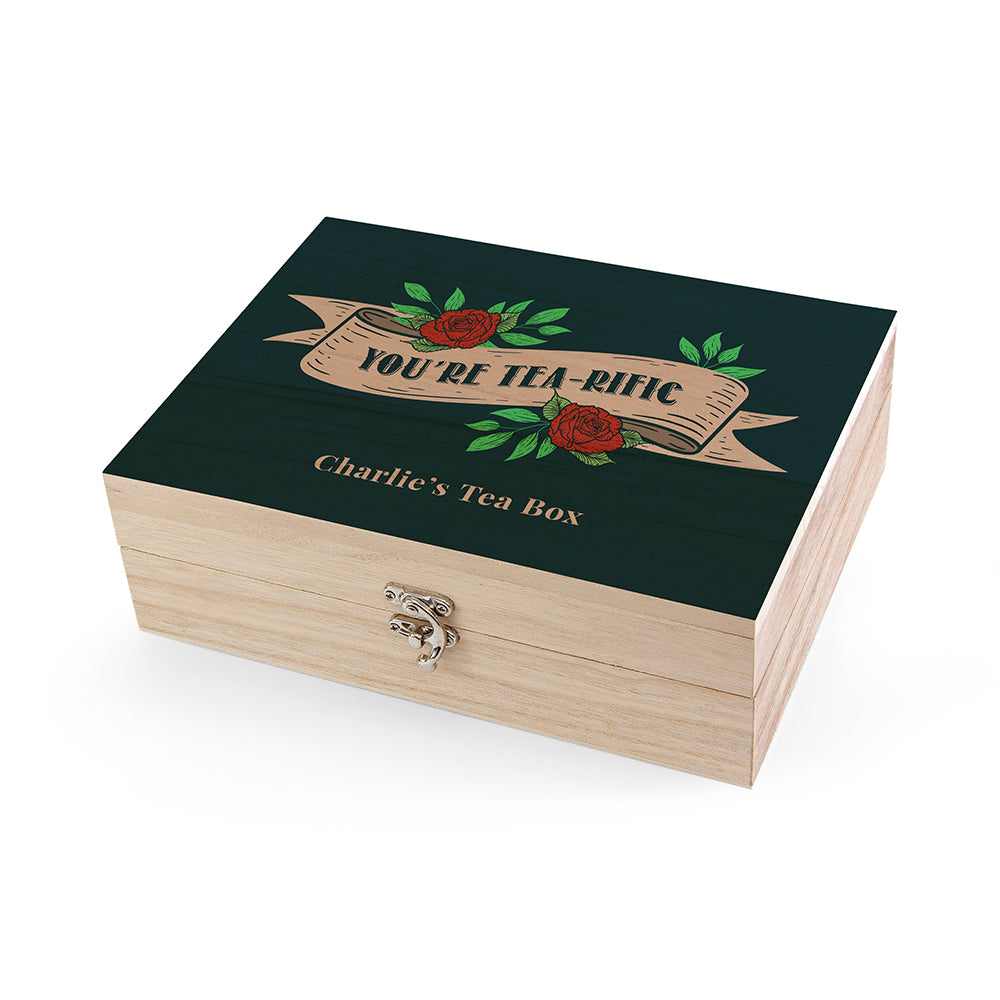 Personalised Tea-Rific Tea Box