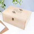 Personalised Personalised Wedding Date Keepsake Chest