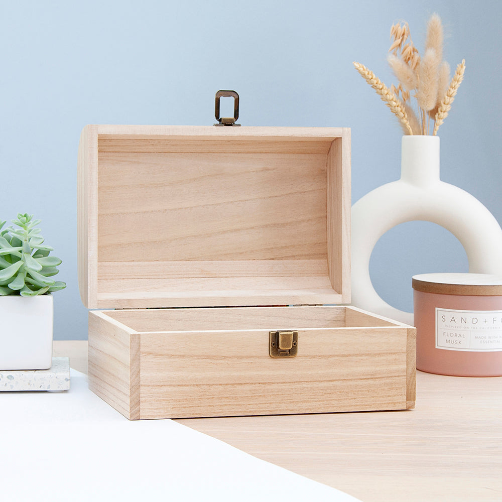 Personalised Wedding Party Keepsake Chest