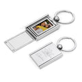 Personalised Personalised Birth Flower Frame Keyring