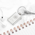 Personalised Personalised Birth Flower Frame Keyring