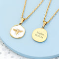 Personalised Personalised Honey Bee Pendant and Necklace
