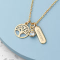 Personalised Personalised Tree of Life Charms Necklace