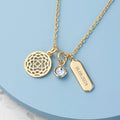 Personalised Personalised Mandala Charms Necklace
