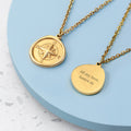 Personalised Personalised Compass Amulet Necklace