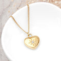 Personalised Personalised Celestial Heart Pendant and Necklace