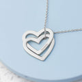 Personalised Personalised Entwined Hearts Necklace
