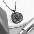 Personalised Personalised Men's Compass Amulet Necklace
