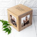 Personalised Solid Lid Photo Cube