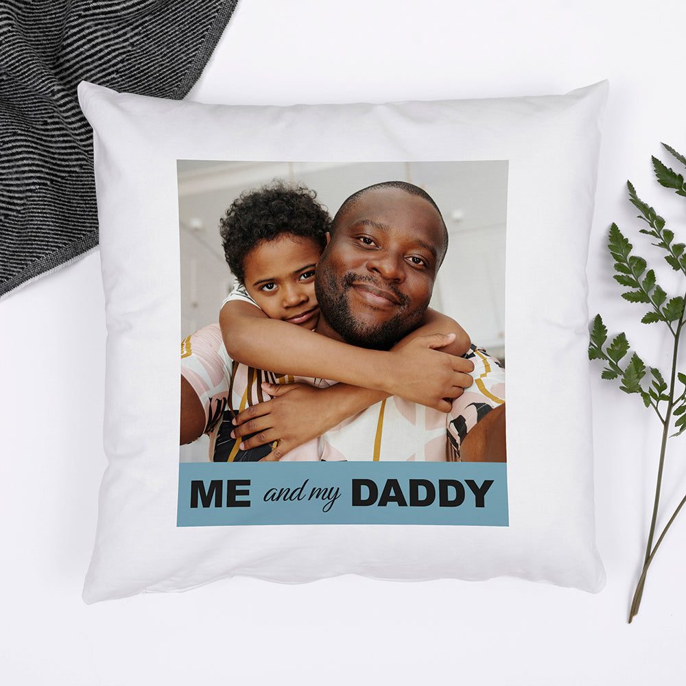 Dadâ€™s Personalised Photo Cushion Cover