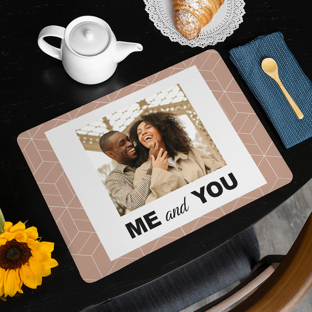 Personalised Coupleâ€™s Photo Placemat