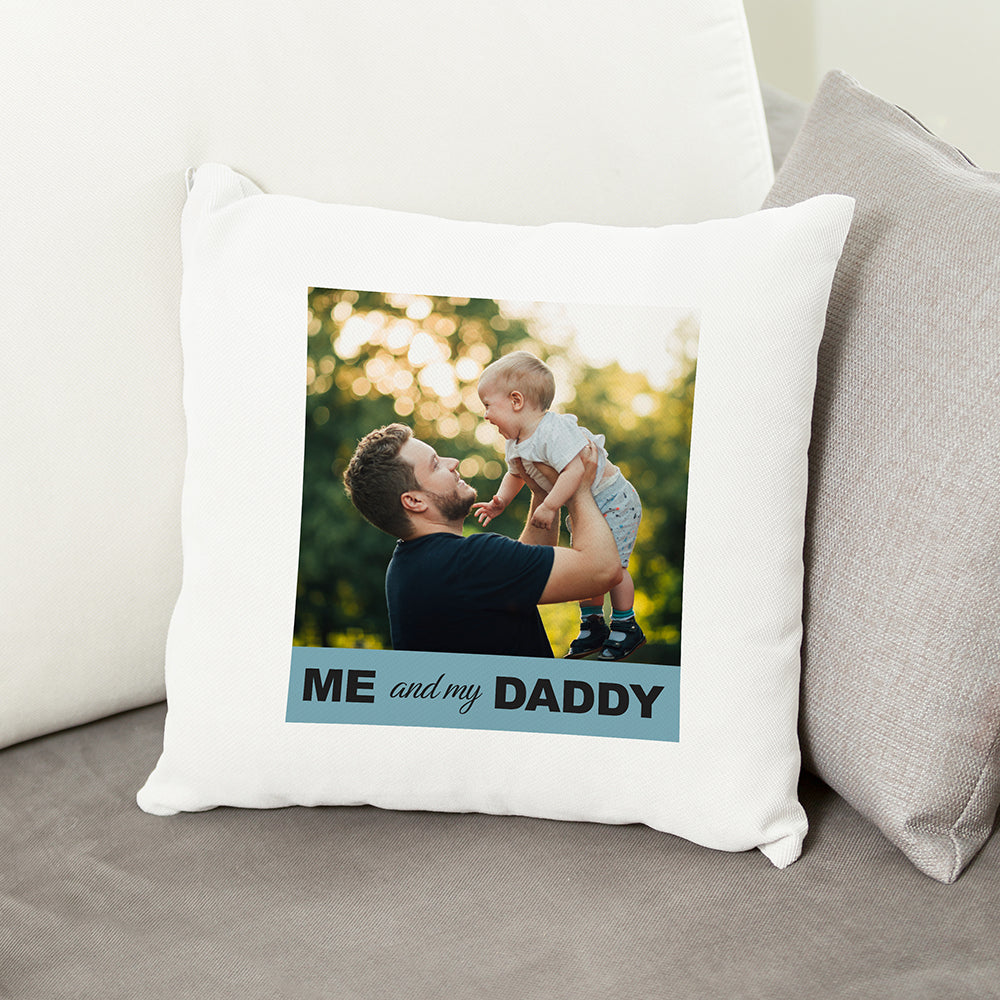 Dadâ€™s Personalised Photo Cushion Cover