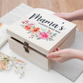 Personalised Personalised Flower Garland Accessories Box - Medium