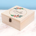 Personalised Floral Match Bridesmaid Box  - Pink Jasmine - Medium