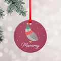 Personalised Personalised Winter Owl Christmas Decoration