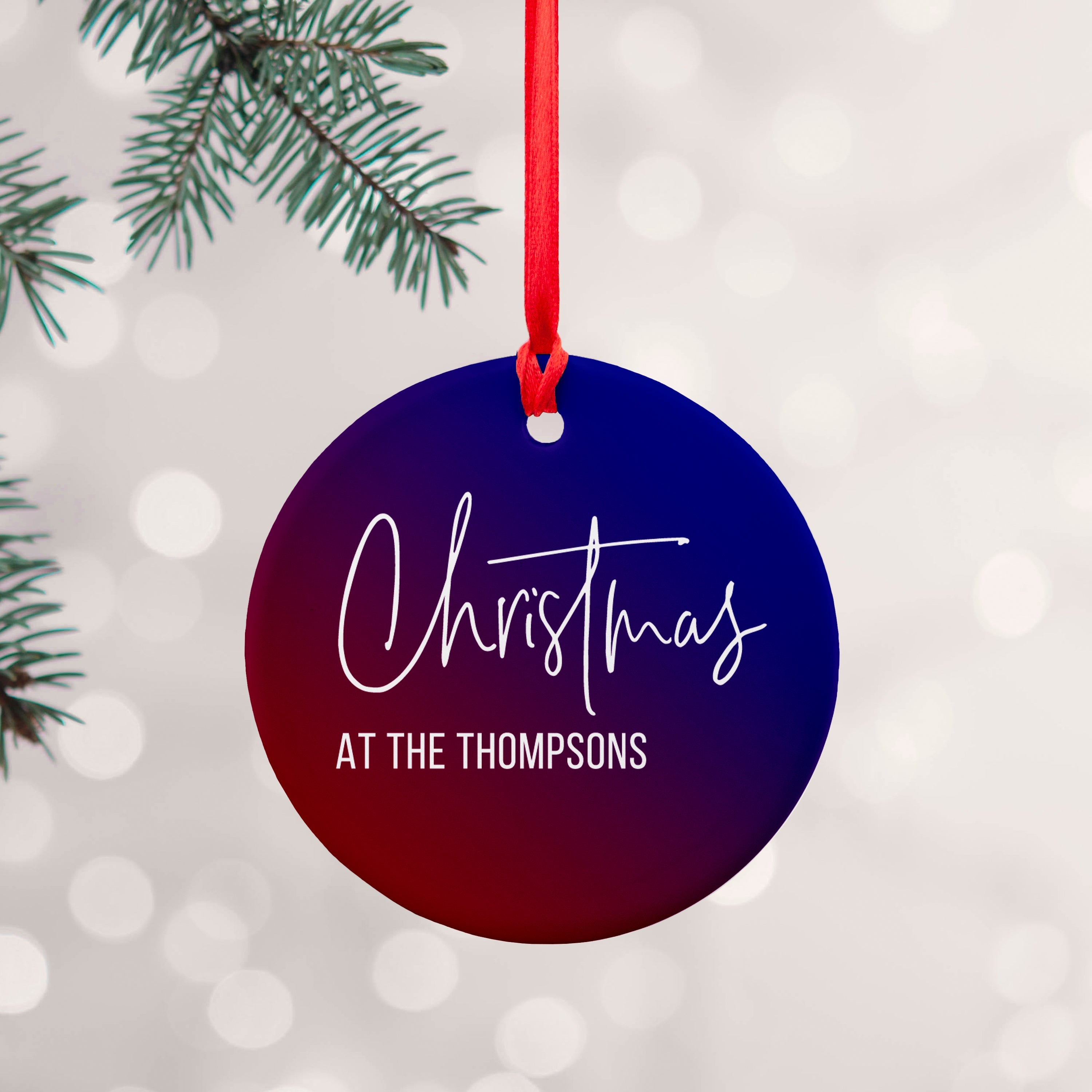 Personalised Personalised Family Christmas Decoration