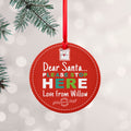 Personalised Personalised Dear Santa Christmas Decoration