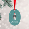 Personalised Personalised Polar Bear Christmas Decoration